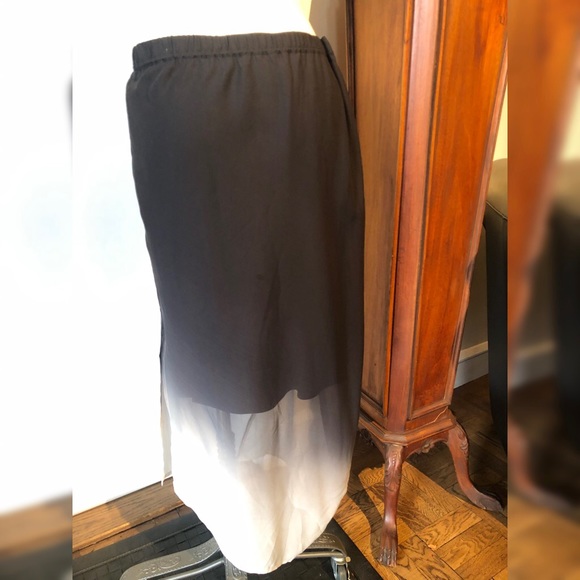 Donna Karan PURE Assym Silk Ombré Skirt - Picture 2 of 9